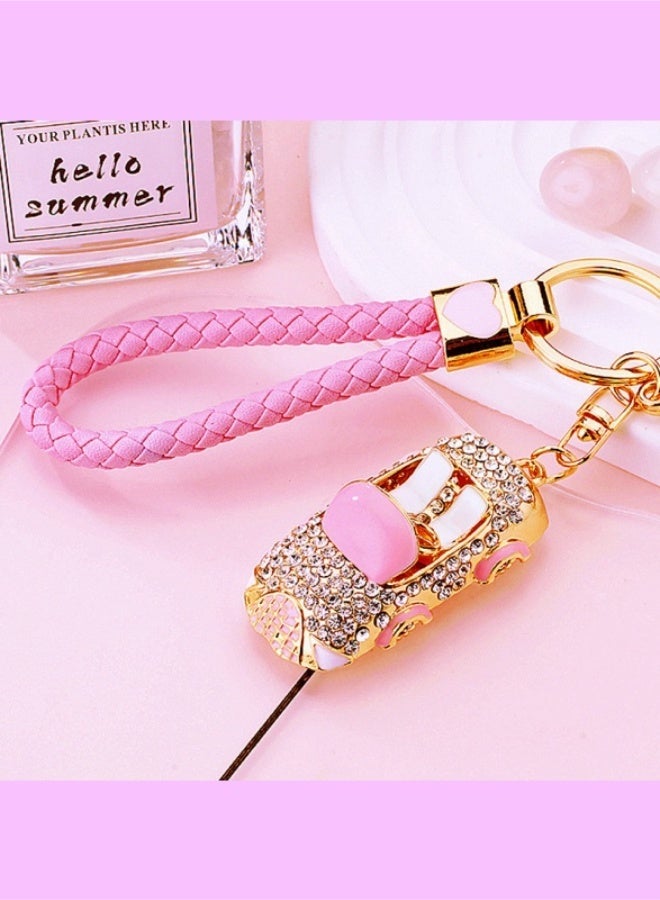 مقفل مفتاح السيارة المصغر بلوري – ملحق لامع بالبلوريات، هدية مثالية لعشاق السيارات - Image 3